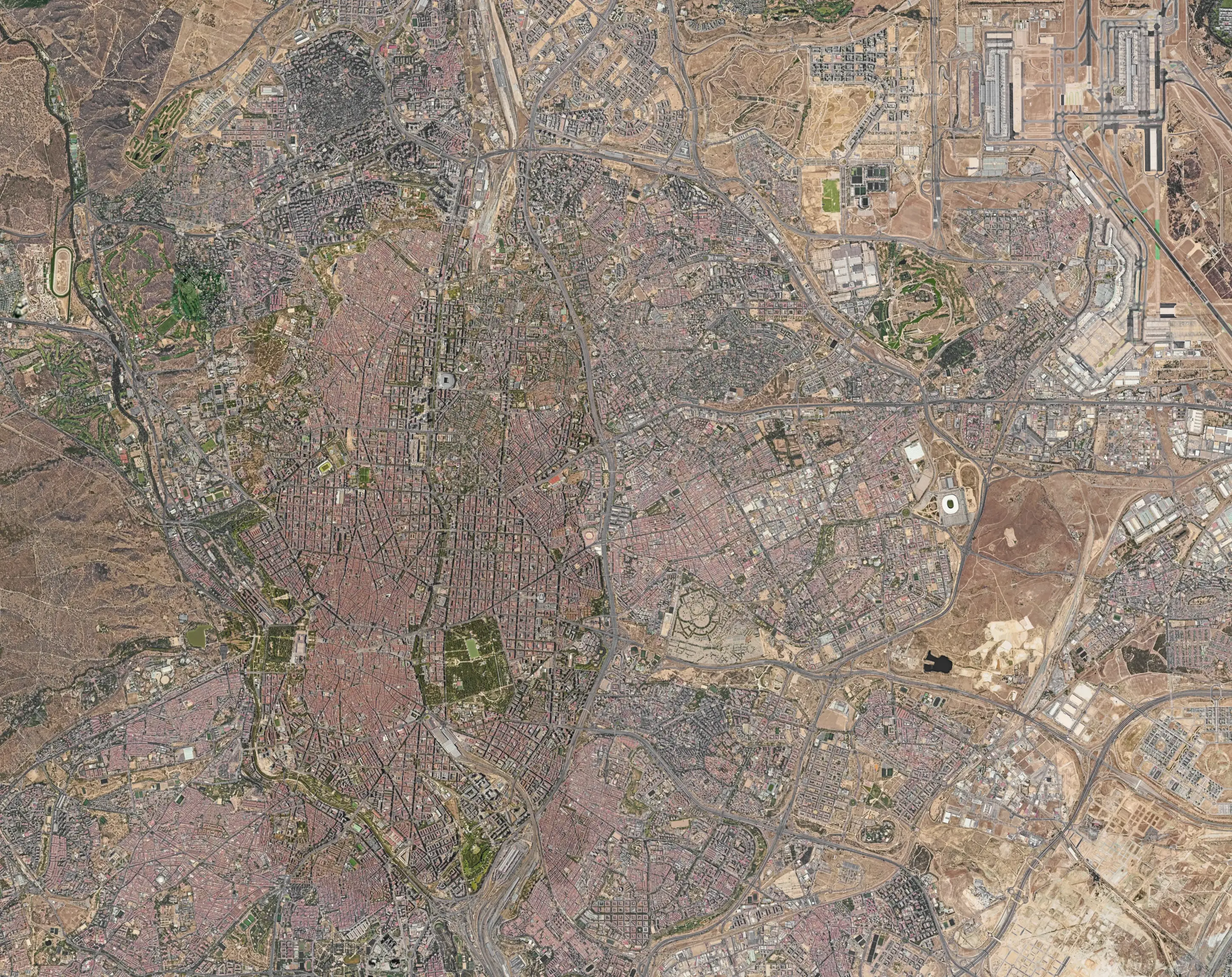 Map of Madrid